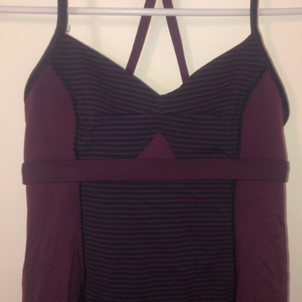 LULULEMON maroon tank top